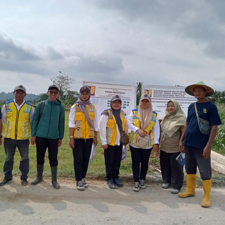 MONEV TIM SEMPOR KEGIATAN P3TGAI DESA KALIPELUS BLOK LANGKAP 